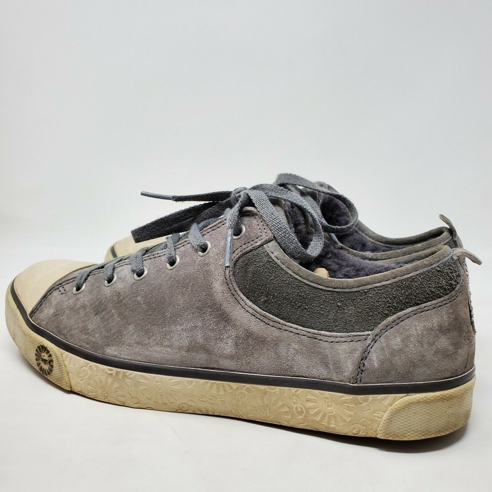 UGG AUSTRALIA EVERA 1888 Gray Suede Tennis Sneaker - Picture 7 of 11